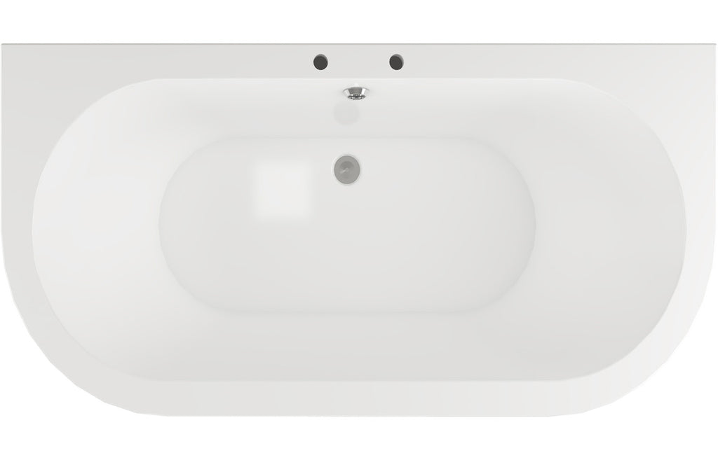 Burlington Avantgarde Freestanding Back To Wall 1700x750 - White-Baths-BURLT12D-