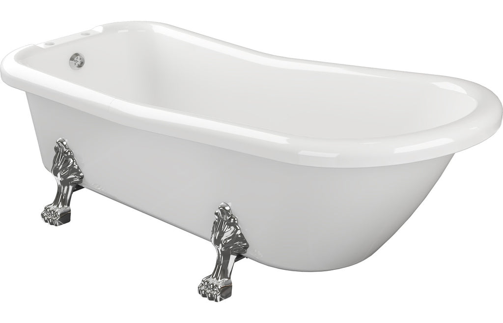 Burlington Buckingham 1500mm Slipper Bath-Baths-BURLE6-