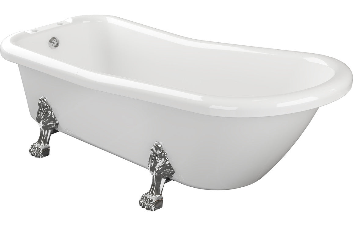 Burlington Buckingham 1500mm Slipper Bath-Baths-BURLE6-