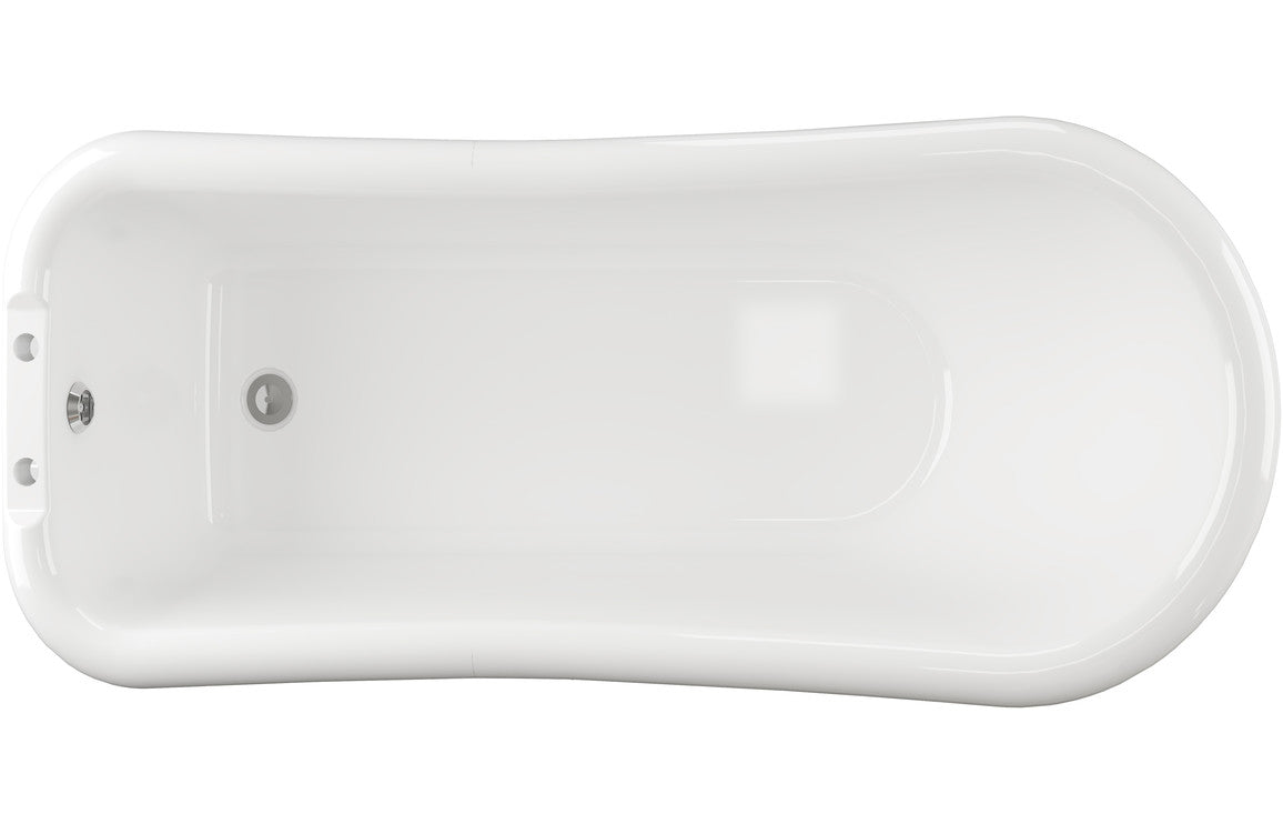 Burlington Buckingham 1500mm Slipper Bath-Baths-BURLE6-