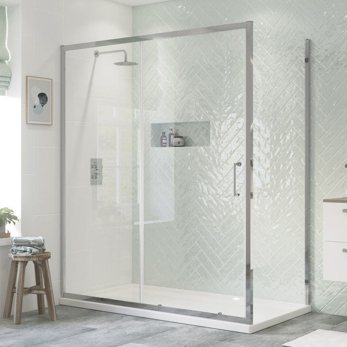 Capital8 1200mm Sliding Door-Shower Enclosures-CAPCS0818-