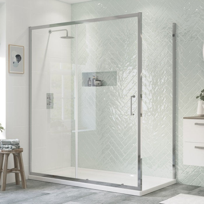 Capital8 1400mm Sliding Door-Shower Enclosures-CAPCS0835-