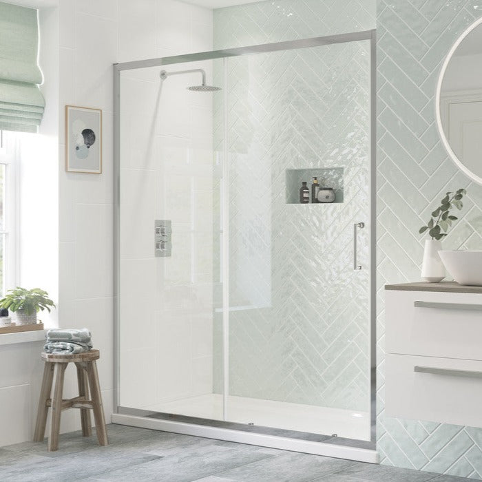 Capital8 1400mm Sliding Door-Shower Enclosures-CAPCS0835-