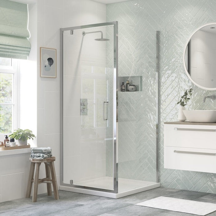 Capital8 760mm Side Panel-Shower Enclosures-CAPCS0406-