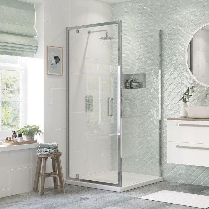 Capital8 900mm Side Panel-Shower Enclosures-CAPCS0408-