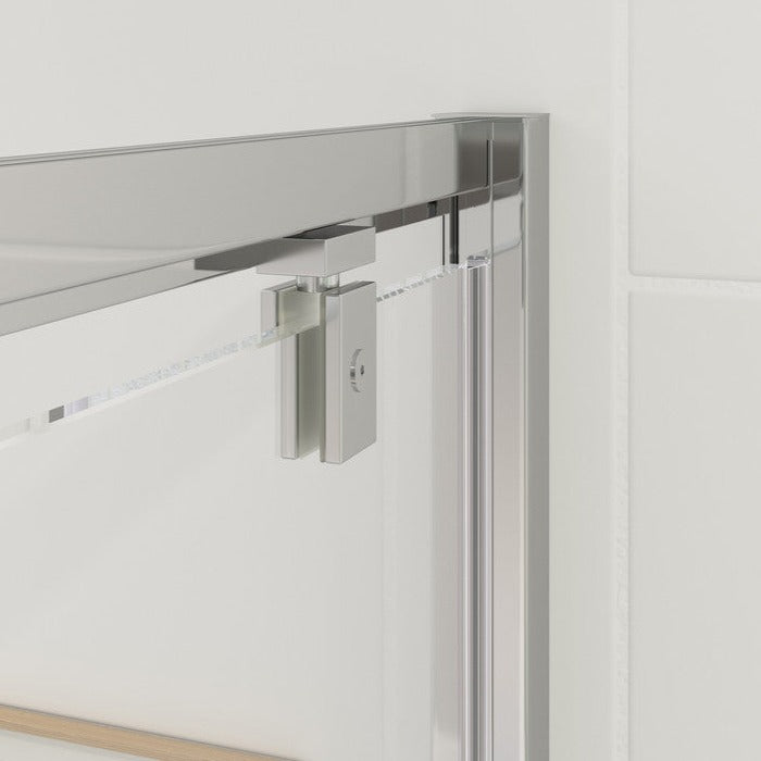 Capital8 Pivot Door 900mm Chrome-Shower Enclosures-CAPCS0804-