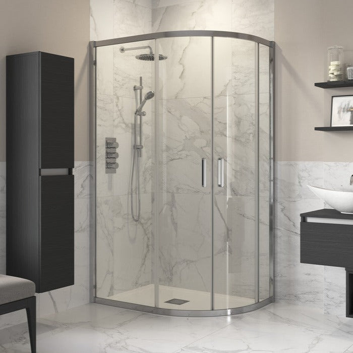 Capital8plus 1000x800mm 2 Door Offset Quadrant-Shower Enclosures-CAPCS0350-
