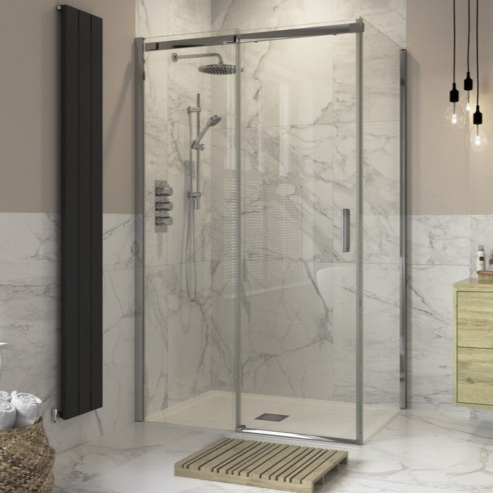 Capital8plus 800mm Optional Sliding Door Side Panel-Shower Enclosures-CAPCS0367-
