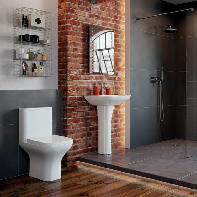 Cerys 520x400mm 1TH Semi Recessed Basin-Basins-DIPB1178-