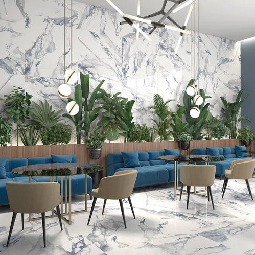 Charlie Blue Porcelain Tile 60x120cm