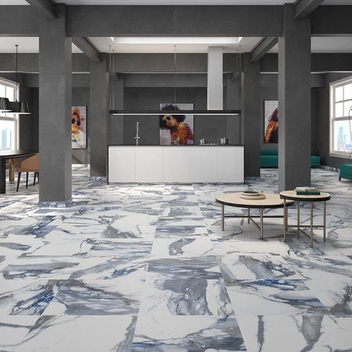 Charlie Blue Porcelain Tile 60x120cm