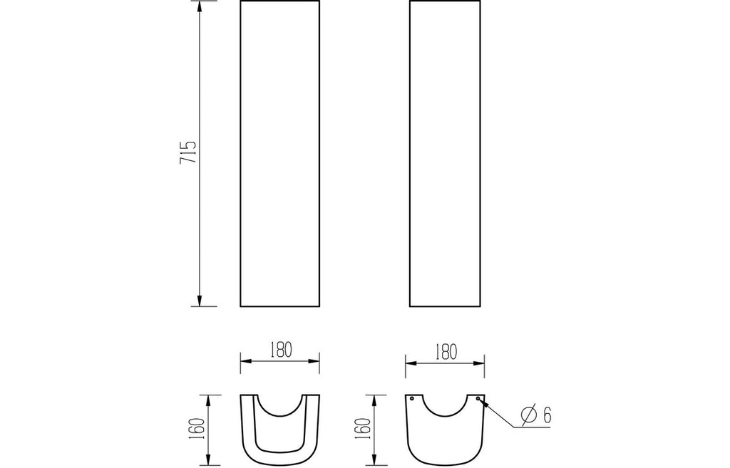 Colleen 555x430mm 1TH Basin & Full Pedestal-Basins-DIPBP1124-