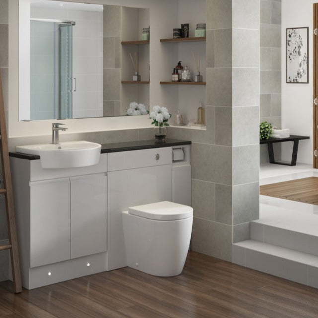 Colleen Rimless Back To Wall Comfort Height WC & Soft Close Seat-Toilets-DIPTP0296-