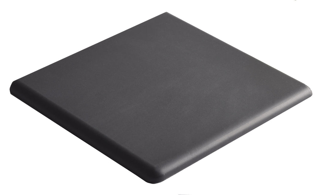 Dorset Woolliscroft Black Round Edge External Slip Resistant Quarry Tile 148x148mm-DW-RXBLK1515-tilesahead.co.uk