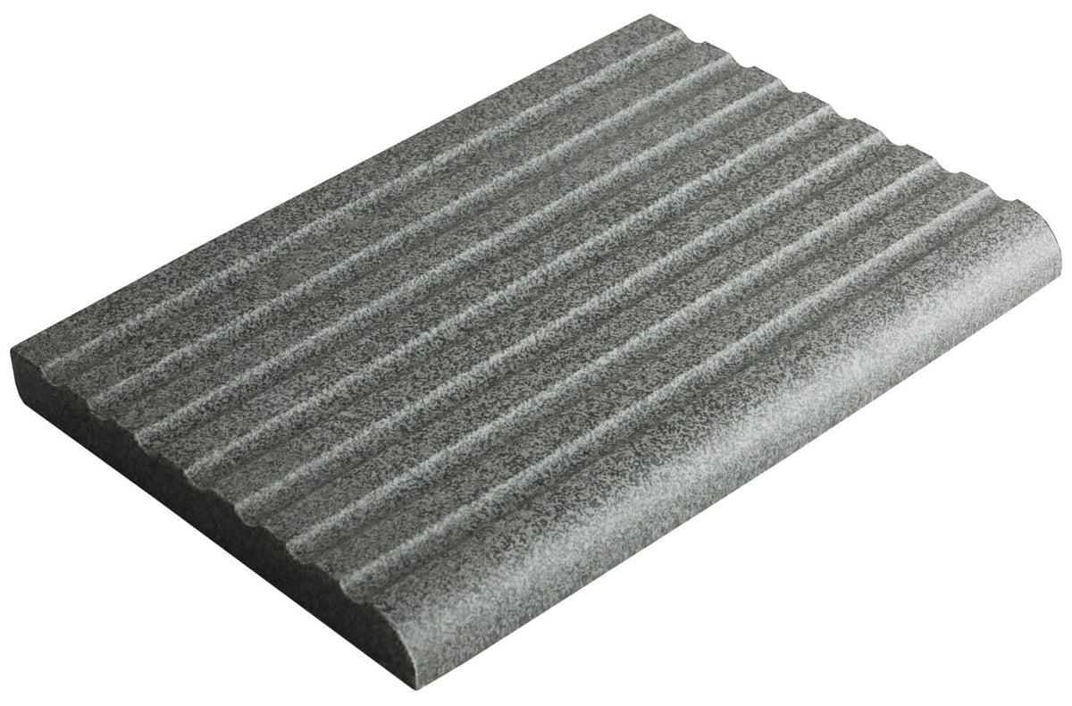 Dorset Woolliscroft Dark Grey Step Tread Slip Resistant Quarry Tile 148x100mm-DW-STDGR1510-tilesahead.co.uk