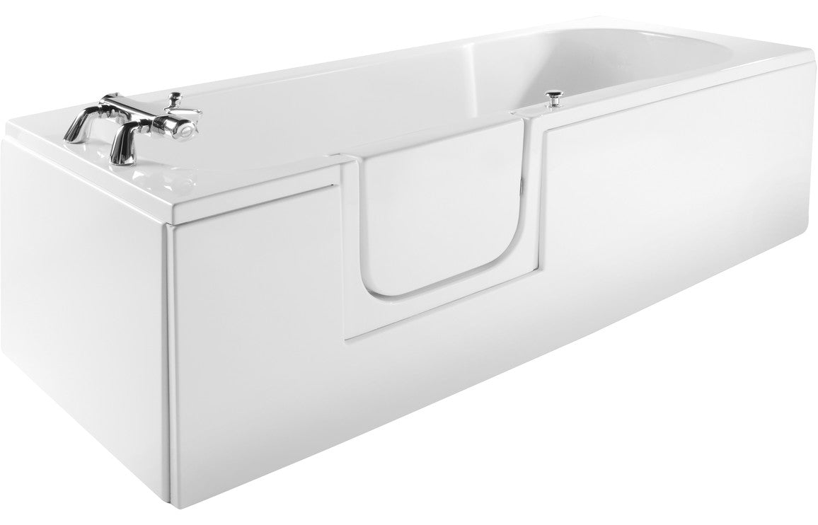 Easy Access Bath 1690x690mm-Baths-DIBE0002-Left Hand-