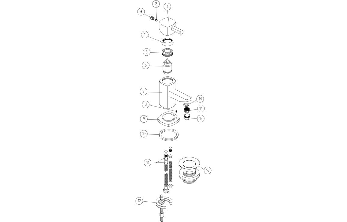 Ellington Basin Mixer - Chrome-Basin Taps-CAPTA4112-