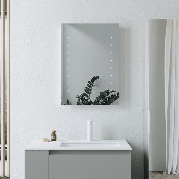 Finlo Rectangle Battery-Operated LED Mirror-Mirrors-DIMS0094-