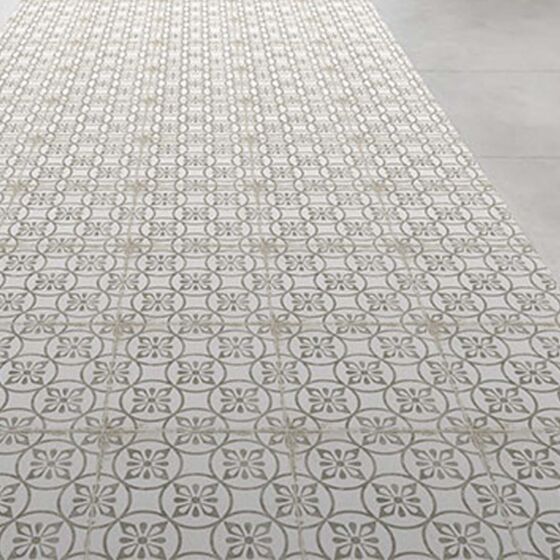 Verona Garcia Petal Grey Matt Glazed Porcelain Wall & Floor Tile 20x20cm