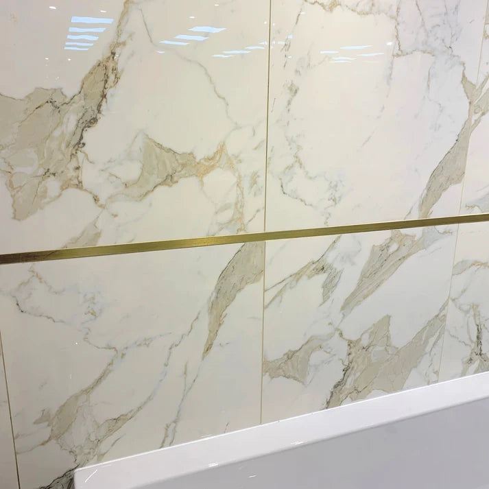 Gold Calacatta Porcelain Tile 60x120cm
