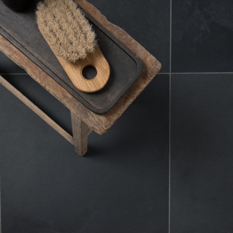 Original Style Earthworks Graphite Black Natural Slate Tile 60x60cm