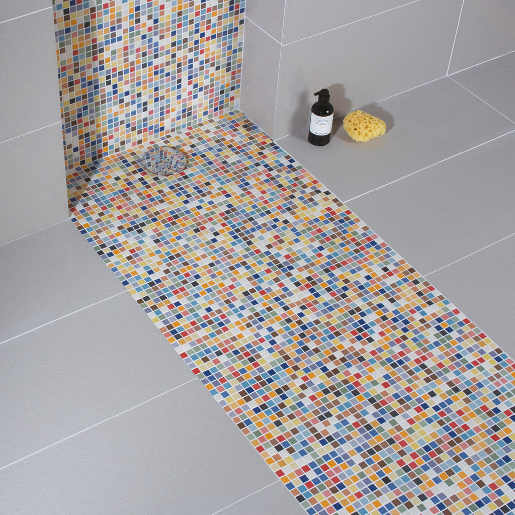 Ibiza Multicoloured Mosaic Floor & Wall Tile 30x30cm-