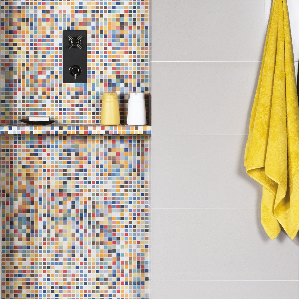 Ibiza Multicoloured Mosaic Floor & Wall Tile 30x30cm-