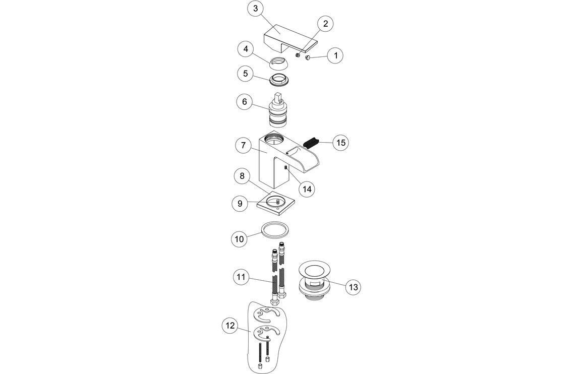 Ienna Basin Mixer - Chrome-Basin Taps-CAPTA4130-
