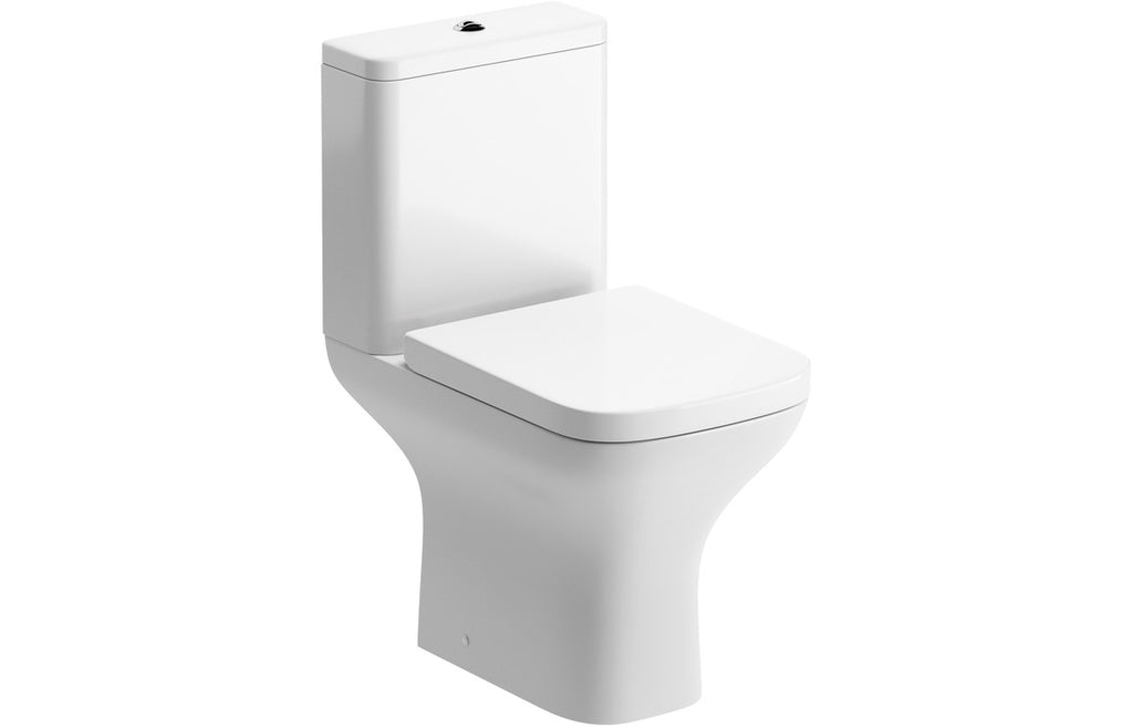 Ienna Close Coupled Open Back WC & Soft Close Seat-Toilets-CAPSW6182-