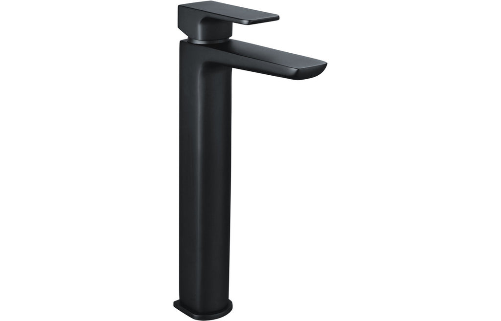Insk Tall Basin Mixer - Matt Black-Basin Taps-CAPTA4224-