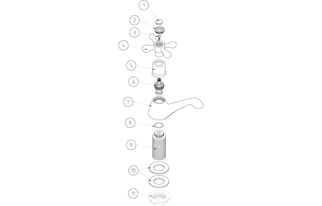 Kingsbury Bath Pillar Taps - Chrome-Bath Taps-CAPTA9485-