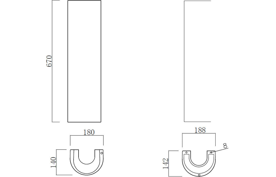 Leigh 500x390mm 1TH Basin & Full Pedestal-Basins-DIPBP1152-