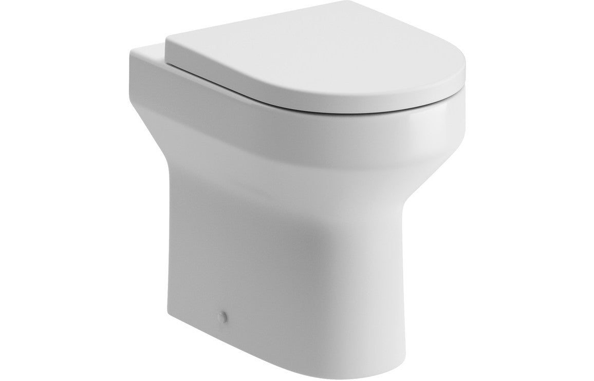Leigh Back To Wall Comfort Height WC & Soft Close Seat-Toilets-DIPTP058-
