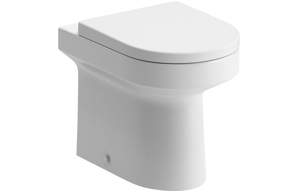Leigh Back To Wall Rimless WC & Soft Close Seat-Toilets-DIPTP058-