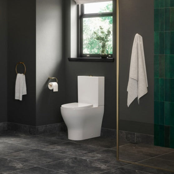 Lilibet Rimless Close Coupled Fully Shrouded WC & Soft Close Seat-Toilets-DIPTP0288-