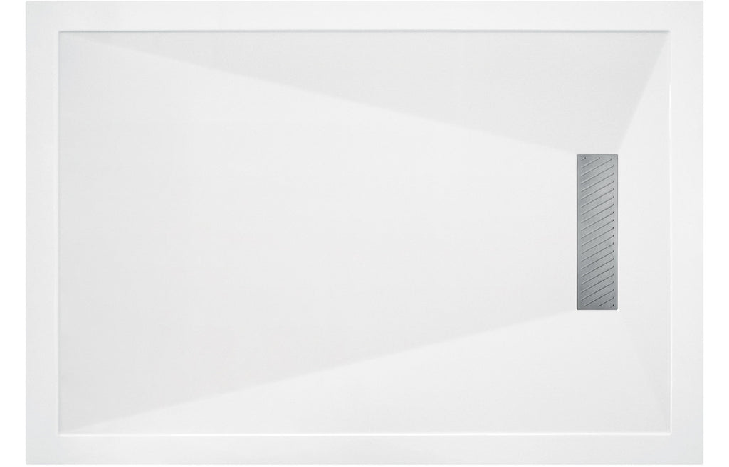 Linear Rectangular Shower Tray & Waste-Shower Trays-DIETP1034-1000mm-800mm-