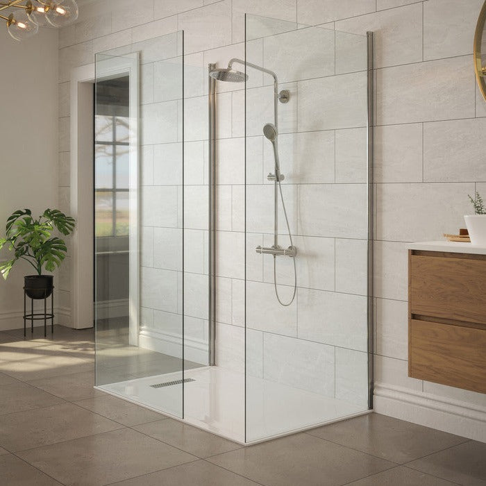Linear Rectangular Shower Tray & Waste-Shower Trays-DIETP1034-