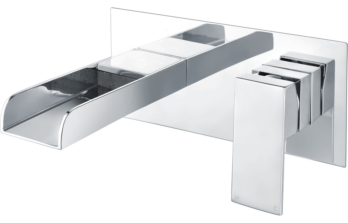 Marne Wall Mounted Basin Mixer - Chrome-Basin Taps-DITS1248-