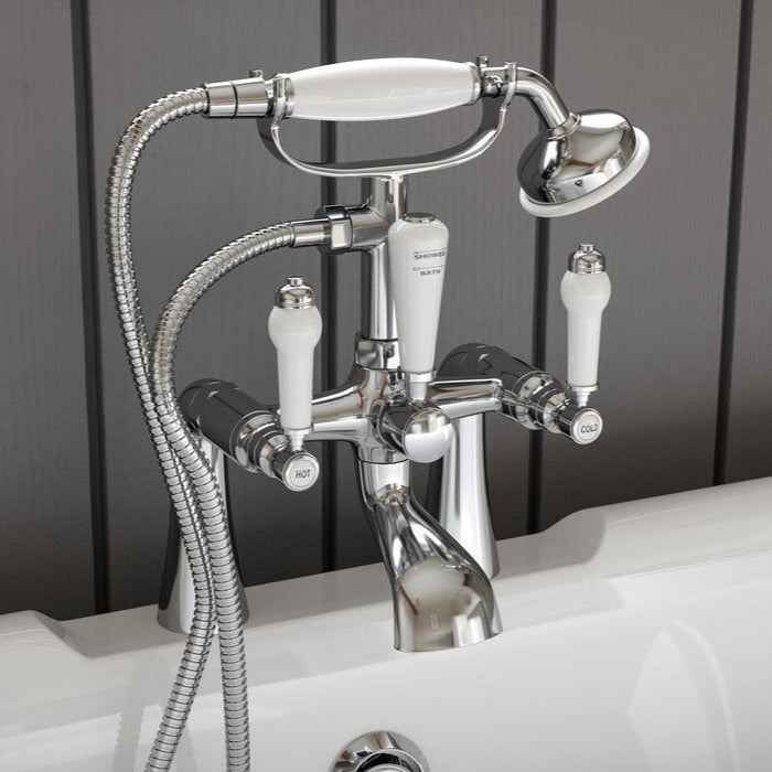 Matelica Bath/Shower Mixer - Chrome-Bath Taps-DITB2224-