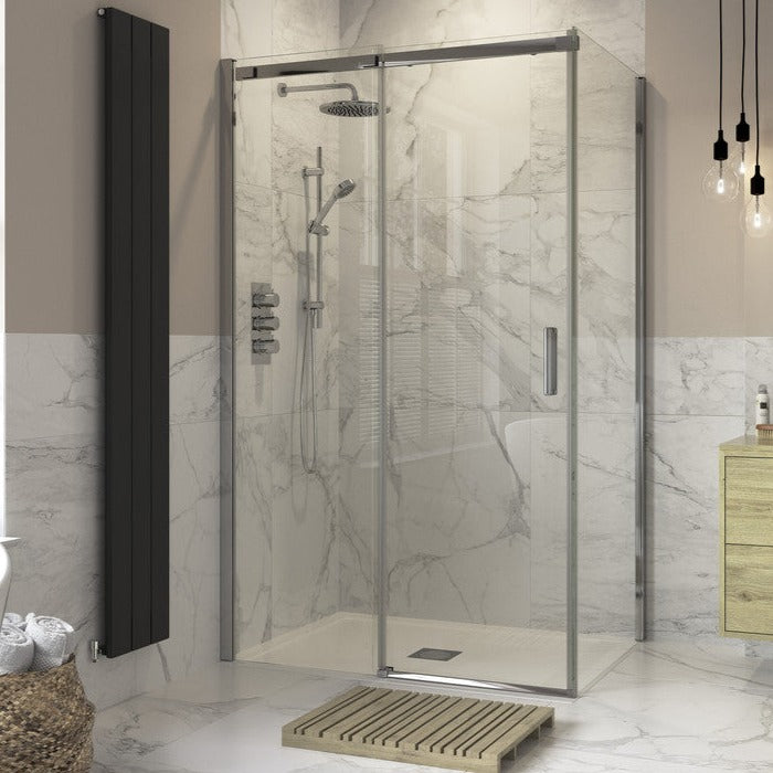 Max8plus 760mm Optional Sliding Door Side Panel-Shower Enclosures-CAPC0366-