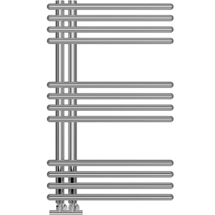 Menaka Round Ladder Radiator (500x800x50mm) - Chrome-Heating-DIRA0182-