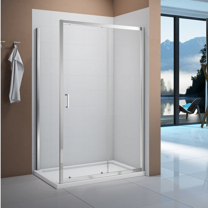 Merlyn Vivid Boost 1100mm Sliding Door-Shower Enclosures-DIES1120-