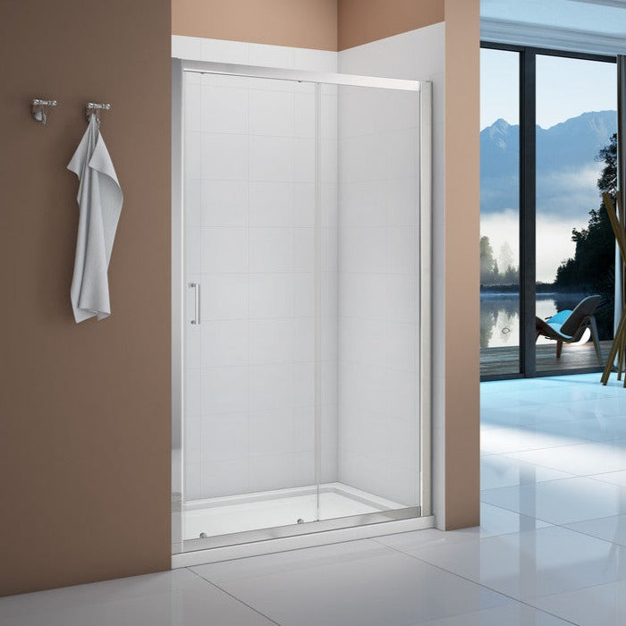 Merlyn Vivid Boost 1400mm Sliding Door-Shower Enclosures-DIESP1428-