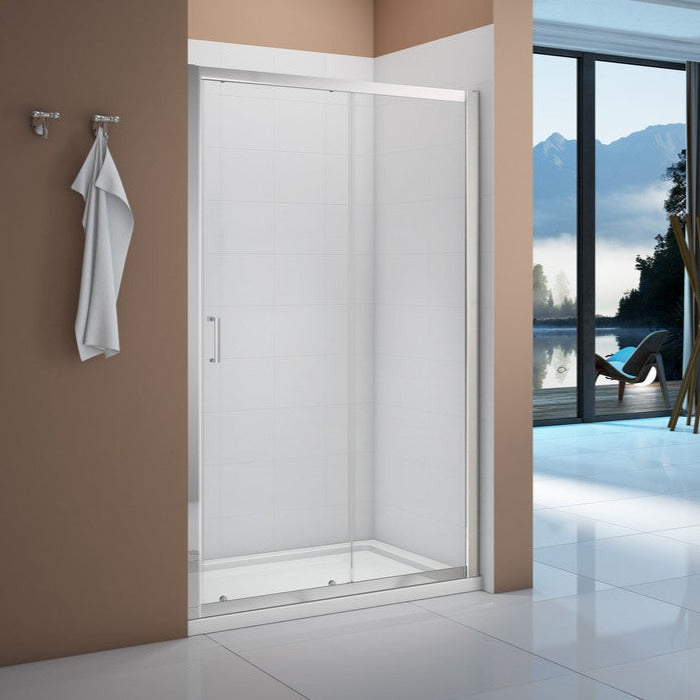 Merlyn Vivid Boost 1600mm Sliding Door-Shower Enclosures-DIESP1614-