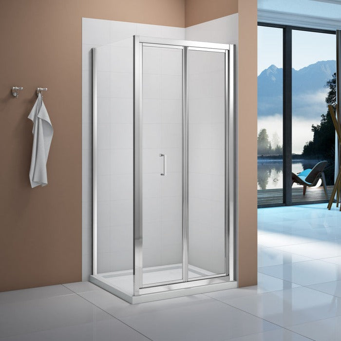 Merlyn Vivid Boost 800mm Bi-fold Door-Shower Enclosures-CAPCS0326-