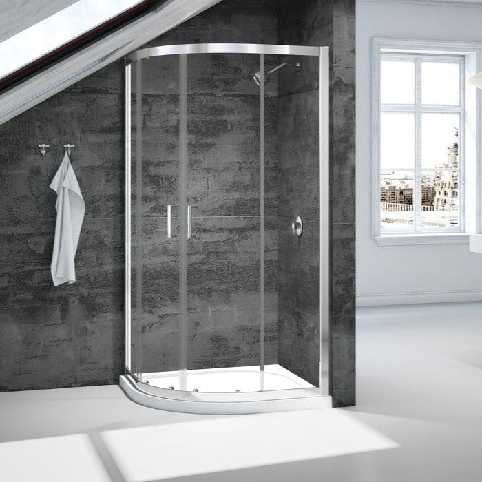 Merlyn Vivid Boost Loft 900mm 2 Door Quadrant-Shower Enclosures-DIEQ1804-