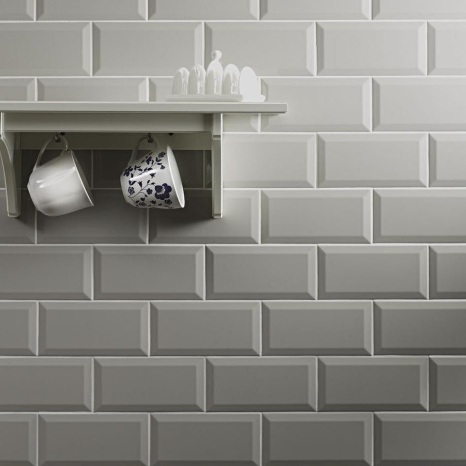 Metro Grey Wall Tile 10x20cm