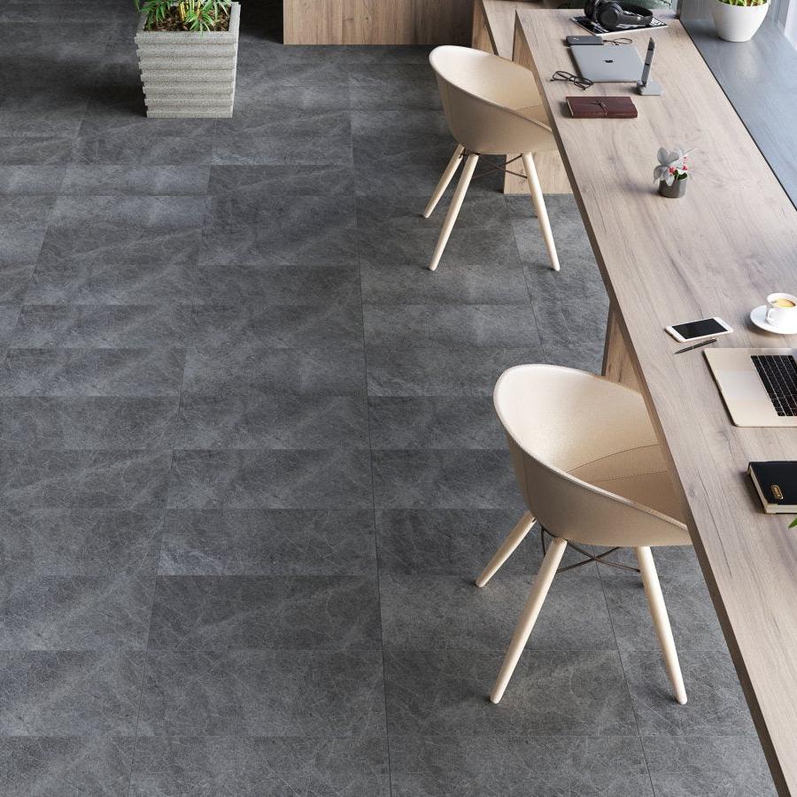 Safe Stone Anthracite Anti Slip Stone Effect Porcelain Tile 30x60cm