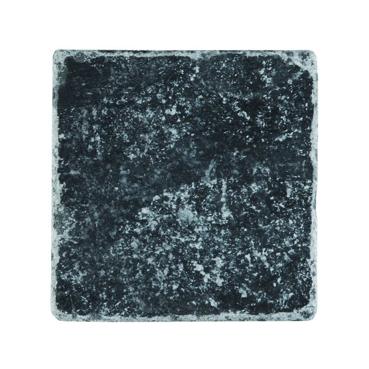 Original Style Earthworks Negra Black Tumbled Marble Tile 10x10cm