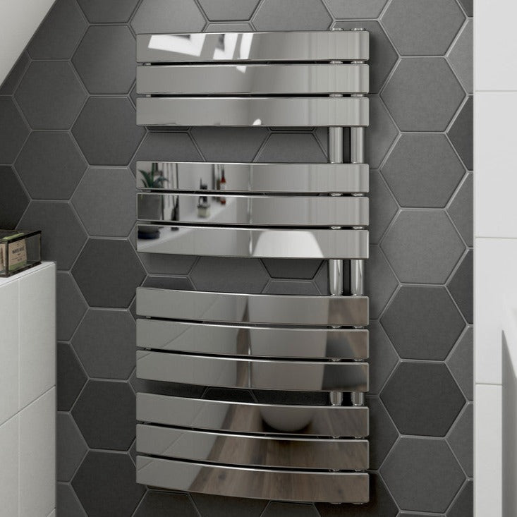 Nokou Curved Panel Ladder Radiator (550x1080x49mm)-Heating-DIRA206-